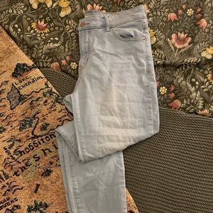 Old Navy 12 Tall Super Skinny Jeans Light Blue